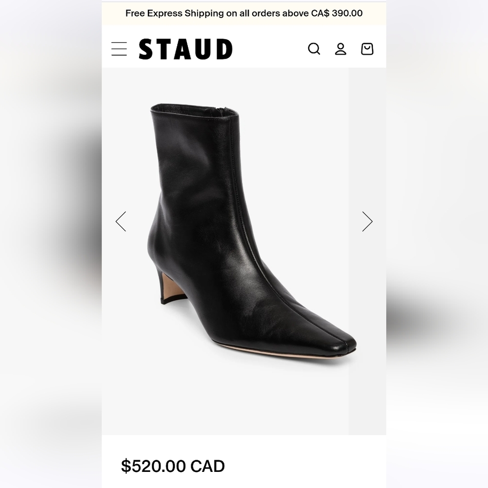 Staud leather ankle boots